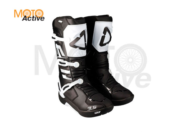 Мотоботы подростковые Leatt 3.5 Boot (Black/White)